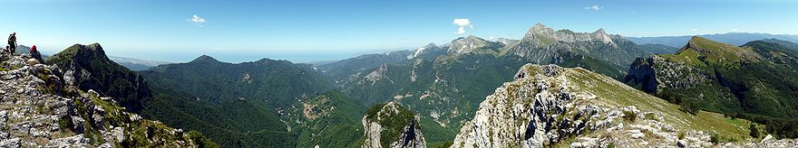 Immagine delle Alpi Apuane